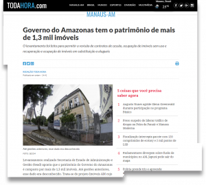 Imagem da notícia - Portal Toda Hora – Governo do Amazonas tem o patrimônio de mais de 1,3 mil imóveis