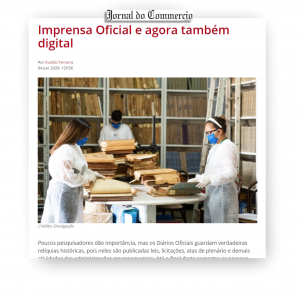 Imagem da notícia - Jornal do Commercio – Impressa Oficial e agora também digital