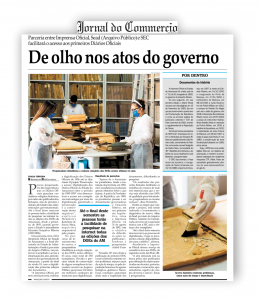 Imagem da notícia - Jornal do Commercio – De Olho nos atos do governo